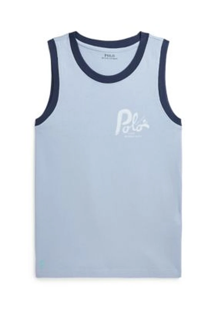 Boys 8-20 Logo Cotton Jersey Tank Top