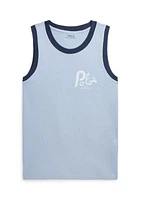 Boys 8-20 Logo Cotton Jersey Tank Top