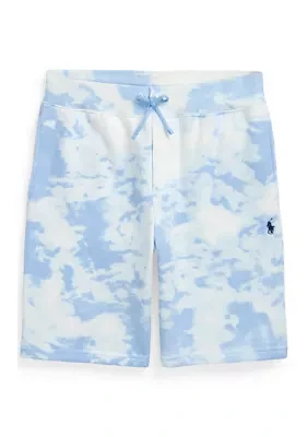 Boys 8-20 Tie Dye Printed Fleece Shorts