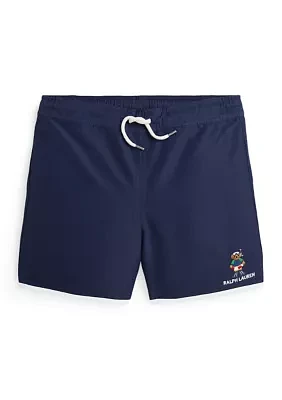 Boys 8-20 Polo Bear Swim Trunks