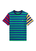 Boys - Striped Cotton Jersey T-Shirt