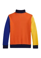 Boys - Color Blocked Double Knit Sweatshirt