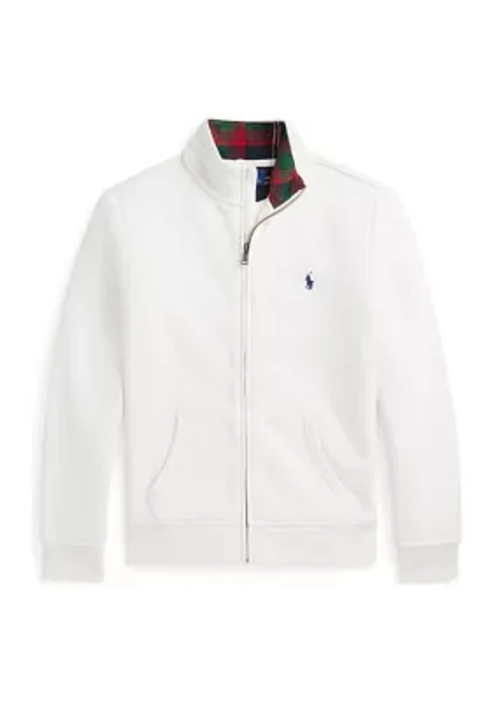 Boys - Brushed Fleece Full Zip Sweatshirt