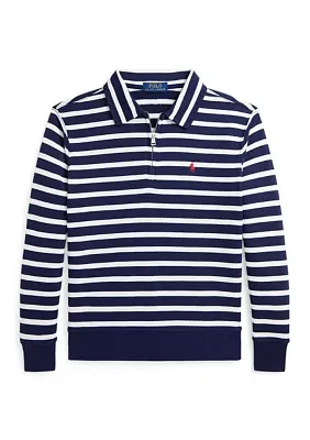 Boys 8-20 Striped French Terry Sweatshirt