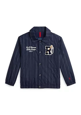 Boys 8-20 Baseball Inspired Coach’s Jacket