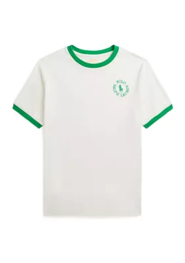 Boys 8-20 Logo Cotton Jersey Ringer T-Shirt