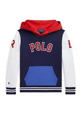 Boys 8-20 Baseball Logo Double Knit Hoodie