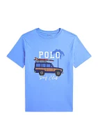 Boys - Car Printed Cotton Jersey T-Shirt