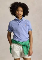 Boys 8-20 Oxford Mesh Polo Shirt