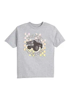 Boys 8-20 Checks Patterned Graphic T-Shirt