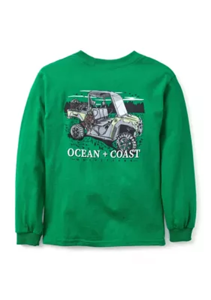 Boys 4-7 Long Sleeve Roving Graphic T-Shirt