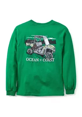 Boys 4-7 Long Sleeve Roving Graphic T-Shirt