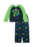 Boys 8-20 Printed Pajama Set