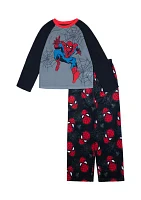 Boys 4-7 Spiderman Printed Pajama Set