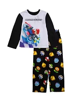 Boys 4-7 Mario Graphic Pajama Set