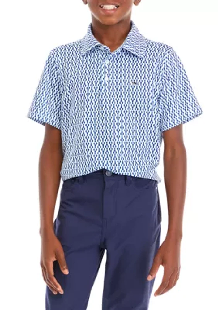 Boys 8-20 Printed Sankaty Polo Shirt