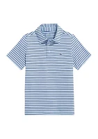 Boys 8-20 Short Sleeve Striped Polo Shirt