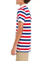 Boys 8-20 Heritage Stripe Piqué Polo Shirt