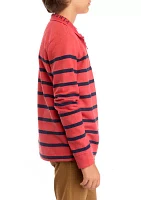 Boys 8-20 Long Sleeve Striped Pullover