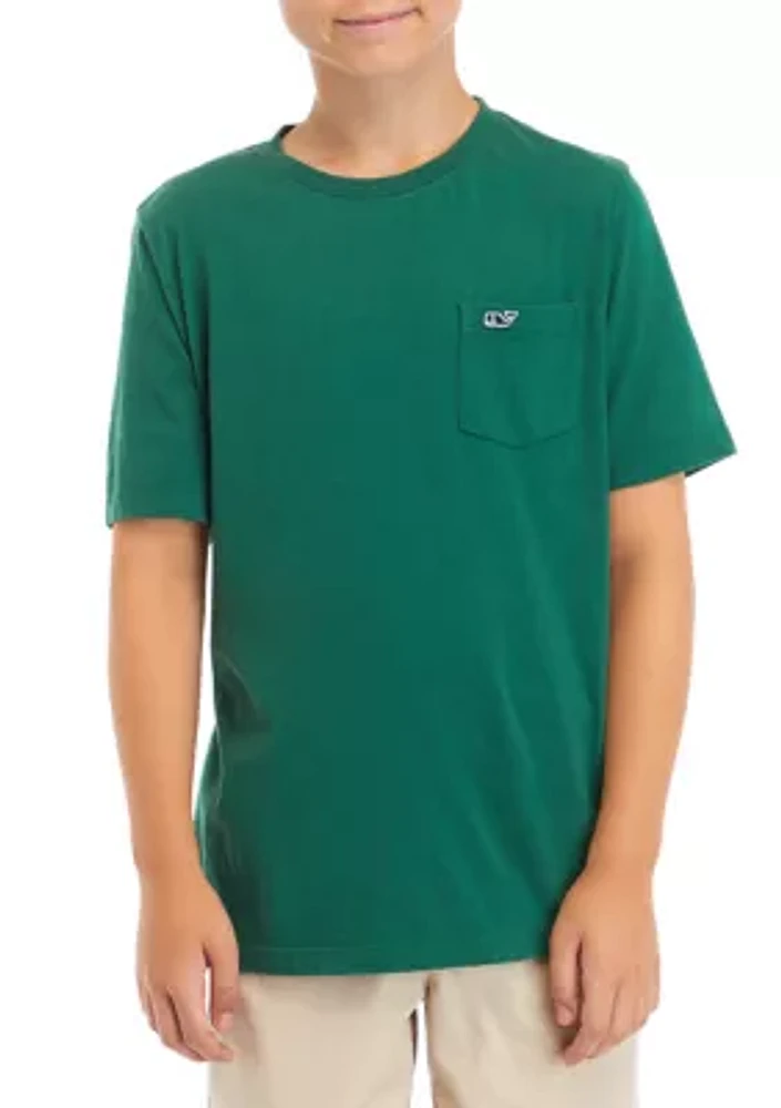 Boys 8-20 Clean Slub Pocket T-Shirt