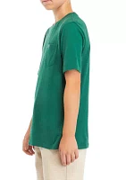 Boys 8-20 Clean Slub Pocket T-Shirt