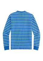 Boys 8-20 Long Sleeve Striped Pocket T-Shirt