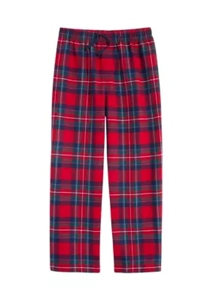 Boys 8-20 Flannel Lounge Pants