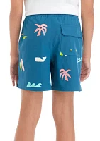 Boys 8-20 Printed Chappy Swim Trunks