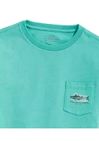 Boys 8-20 Sea Bass Pocket T-Shirt