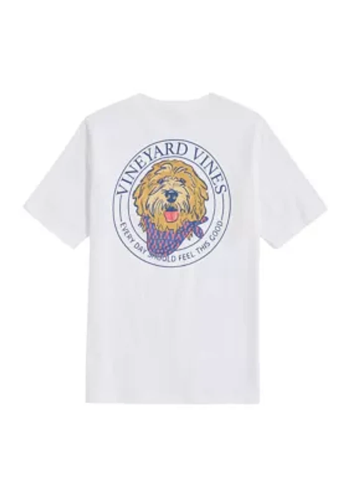 Boys 8-20 Golden Doodle Short Sleeve Graphic T-Shirt