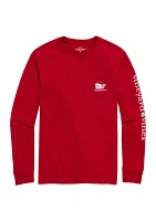 Boys 8-20 Santa Long Sleeve T-Shirt