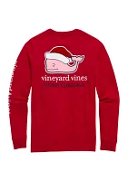 Boys 8-20 Santa Long Sleeve T-Shirt