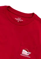 Boys 8-20 Santa Long Sleeve T-Shirt