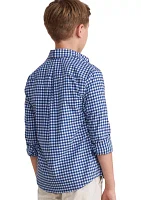 Boys 8-20 Classic Fit Gingham Shirt