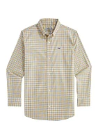 Boys 8-20 Long Sleeve Plaid Dress Shirt