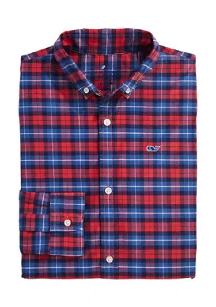 Boys 8-20 Plaid On the Go Brrr Shirt