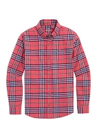 Boys 8-20 Brushed Flannel Shirt