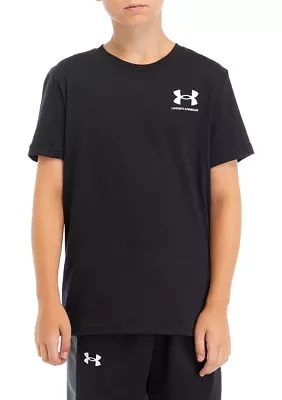 Boys 8-20 Short Sleeve Left Chest Logo T-Shirt