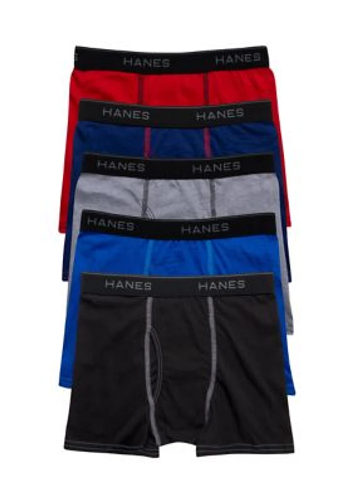 Boys Set of 5 Boxer Briefs