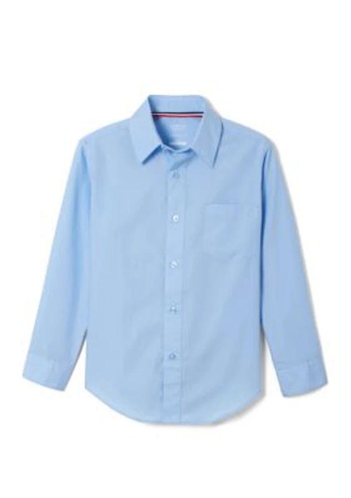 Boys Long Sleeve Classic Dress Shirt