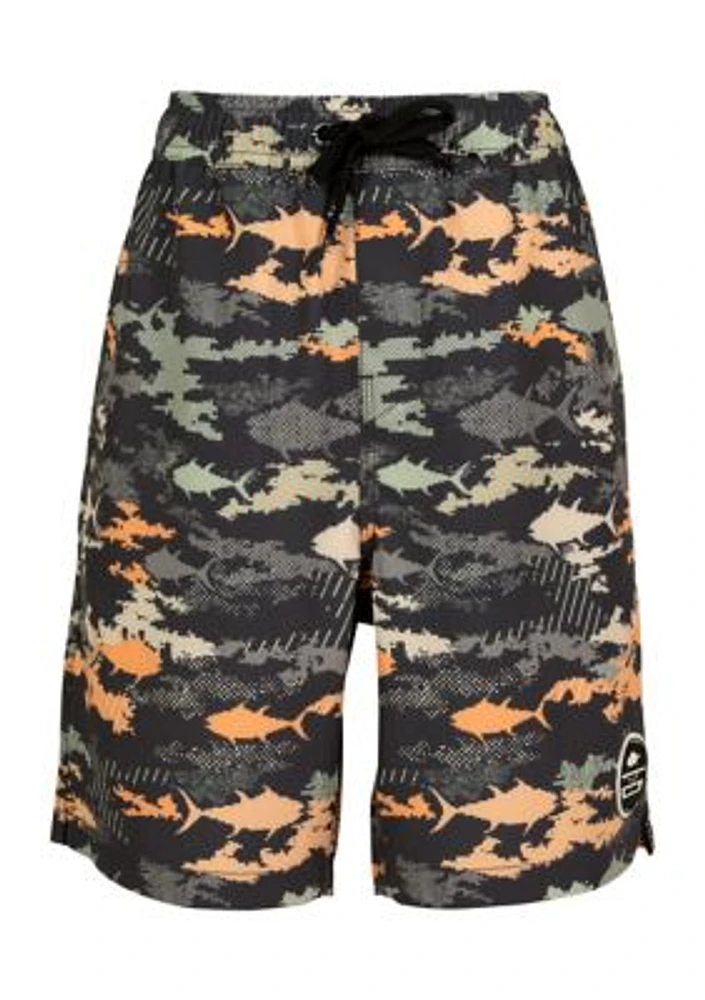 Boys 8-20 Digital Escape Youth Swim Trunks