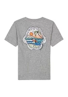 Boys 8-20 Shark Mouth Short Sleeve Graphic T-Shirt