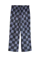 Girls Gray Check Pajama Pants