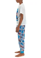 Boys 4-7 Graphic Pajama Set