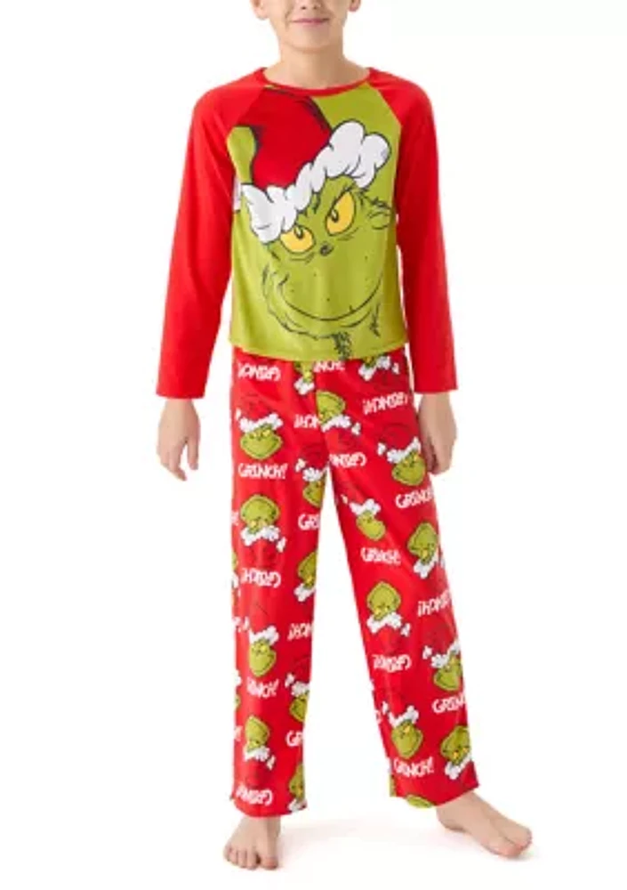 Boys 4-7 Holiday Pajama Set