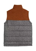 Boys 4-7 Quilted Cozy Vest