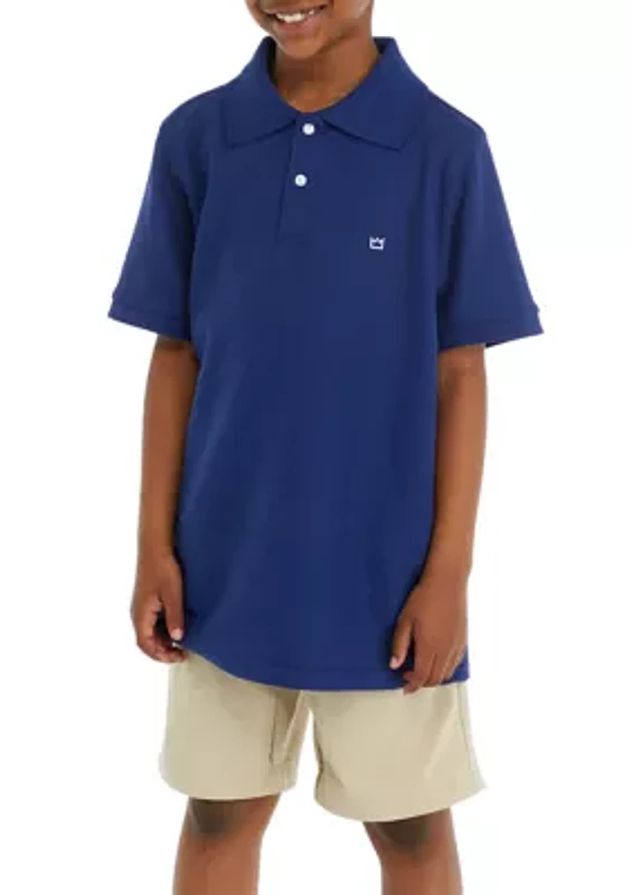 Boys 8-20 Cotton Piqué Polo Shirt