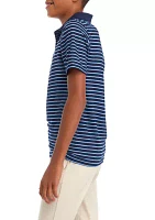 Boys 8-20 Short Sleeve Stripe Polo Shirt