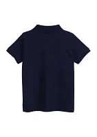 Boys 4-7 Solid Piqué Polo Shirt