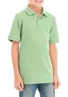 Boys 4-7 Solid Piqué Polo Shirt